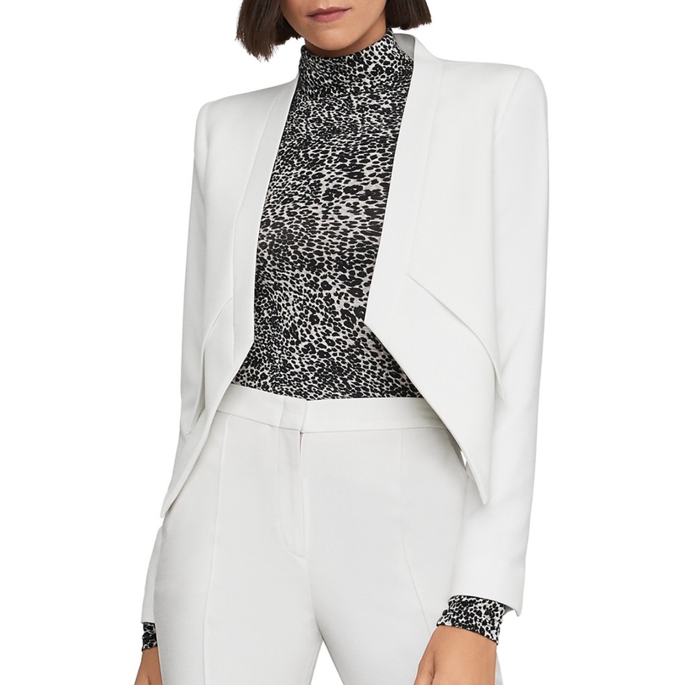 BCBGMAXAZRIA Lloyd Open-Front Layered Jacket